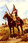 Jean Baptiste Edouard Detaille A Rank Soldier of the 12th Dragon Regiment en vedette painting